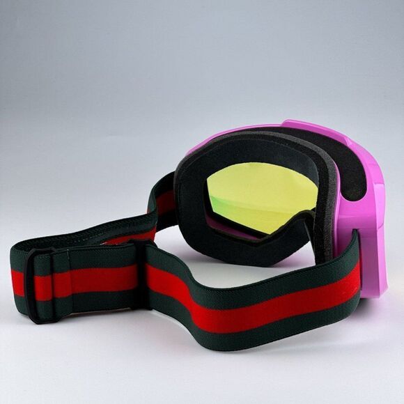 NEW Gucci GG1210S 004 Pink Yellow GG Infrared Logo ZEISS Ski Mask Unisex - Picture 10 of 13